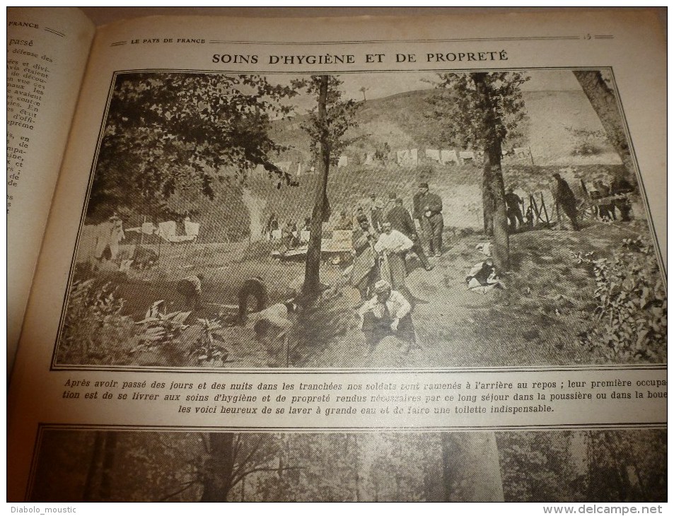 1915 JOURNAUX de GUERRE(Le Pays de France) :Salonique;Art de Poilus;Tommies;Fontaine-aux-Charmes;Horse-Gards;Zouaves