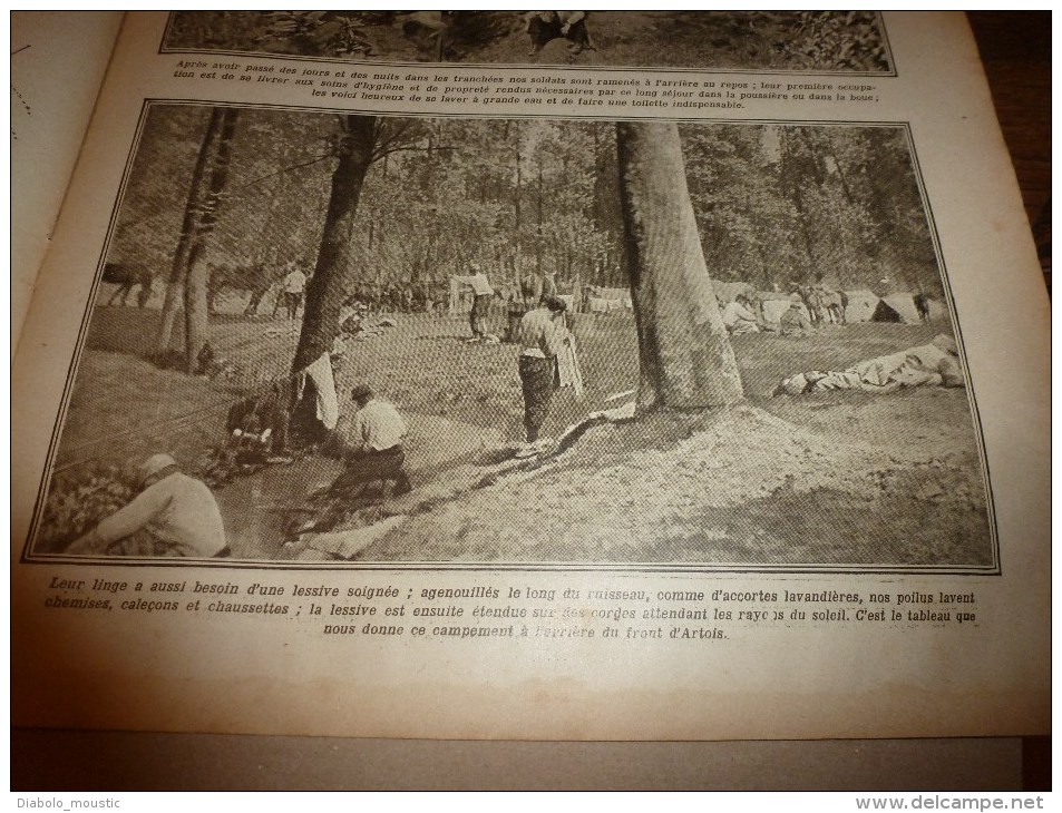 1915 JOURNAUX de GUERRE(Le Pays de France) :Salonique;Art de Poilus;Tommies;Fontaine-aux-Charmes;Horse-Gards;Zouaves