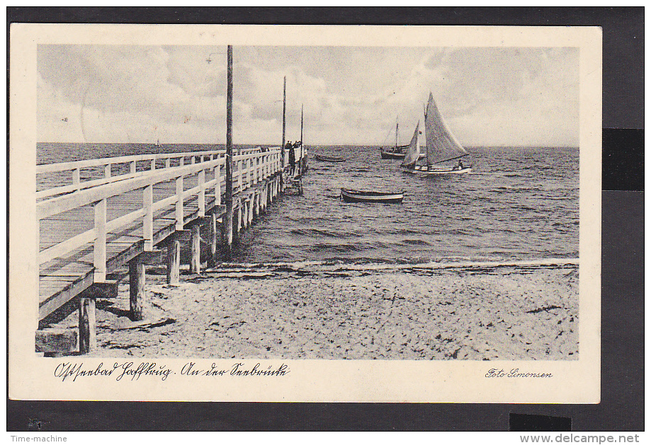 Ostseebad  Haffkrug  An Der Seebrücke  1936 - Scharbeutz