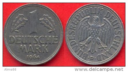 Germany 1 DM 1964 D VF - 1 Mark