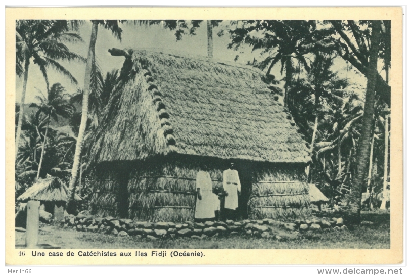 Une Case De Catéchistes Aux Iles FIDJI - Océanie - - Wallis And Futuna