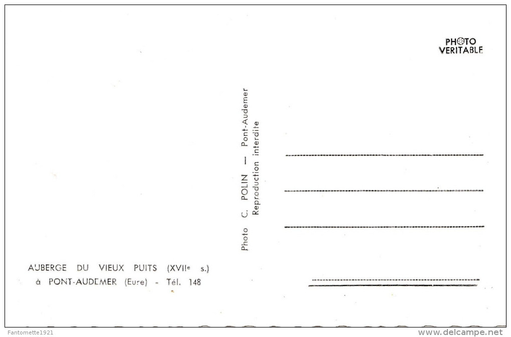 AUBERGE DU VIEUX PUITS/PONT AUDEMER (dil234) - Hotels & Restaurants