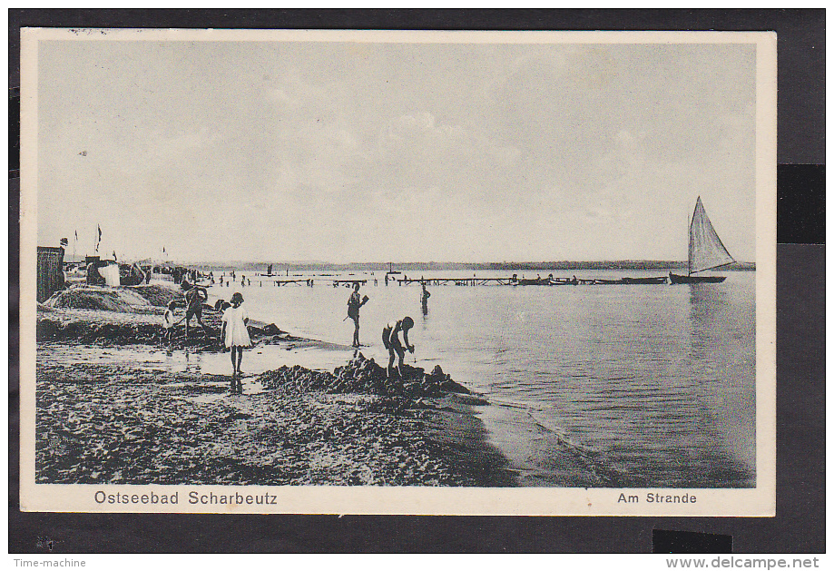 Ostseebad  Scharbeutz  Am Strande  1928 - Scharbeutz