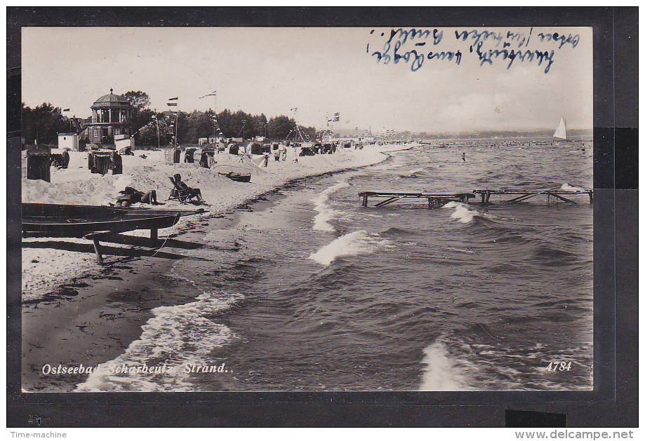 Ostseebad  Scharbeutz  Strand  1933 - Scharbeutz