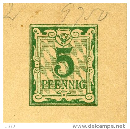 Entier Postal  Carte Avec Réponse Payée 5 Pf Vert Superbe - Lettres & Documents