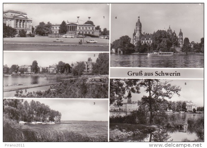 Schwerin, Mehrbildkarte - Schwerin