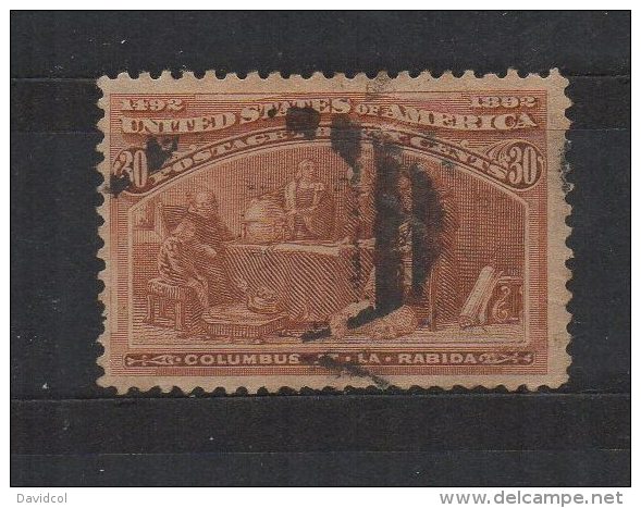 N594.-. USA / ESTADOS UNIDOS.-.1893. -. SC# : 239. USED.-. COLUMBIAN EXPOSITION .-. CAT VAL US$ 100.00 - Oblitérés