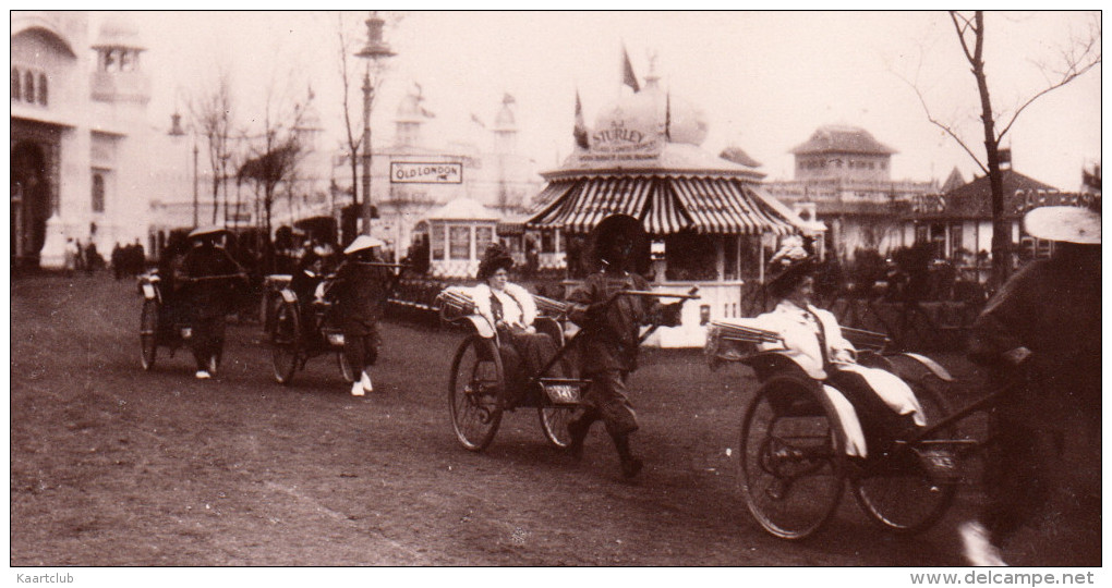 The Franco-British Exhibition : RICKSHAWS In The Grounds (London 1908) - Taxi & Fiacre