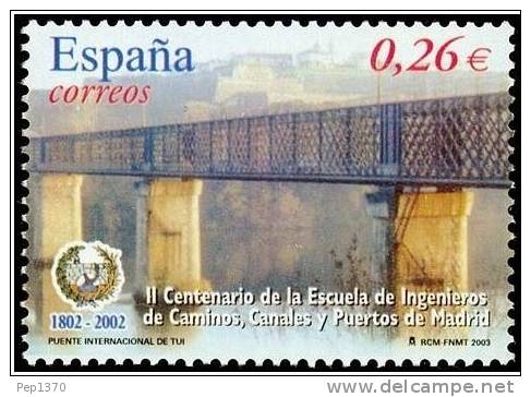 ESPAÑA 2003 - ESCUELA DE INGENIEROS DE CAMINOS - Edifil Nº 3966 - Yvert 3536 - Nuovi