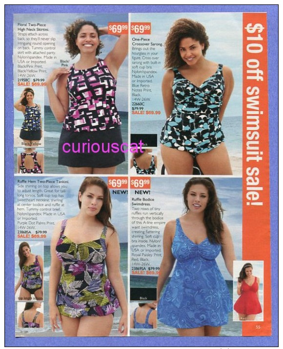 PUBLICITES USA MAGAZINE ADVERTISEMENT RECLAME WERBUNG REKLAME PUBBLICITI PUBLICIDAD  For SWIMSUITS BEACH WEAR BADEANZUG - Pubblicitari