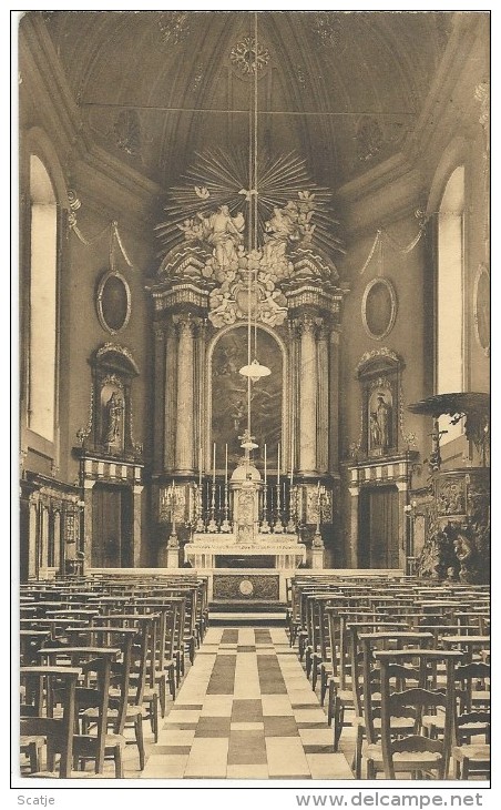 Alost  -   St. Jozefscollege.   De Kerk;  1935  Naar  St. Niklaas (W) - Aalst