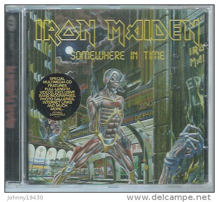 CD  IRON MAIDEN - SOMEWHERE IN TIME  - 8 TITRES - Autres - Musique Anglaise