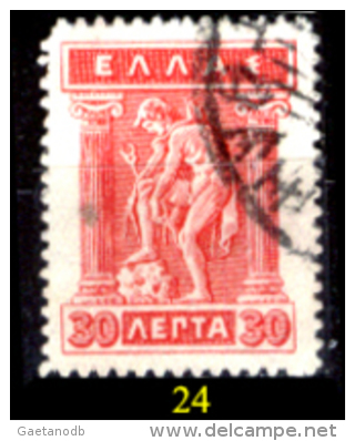 Grecia-F0028 - 1912/22 - Y&T: n.195/198C - UNO SOLO - A scelta