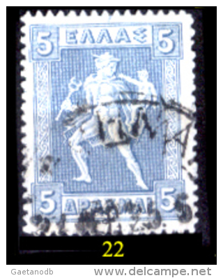 Grecia-F0029 - 1912/22 - Y&T: n.198D/198K - UNO SOLO - A scelta