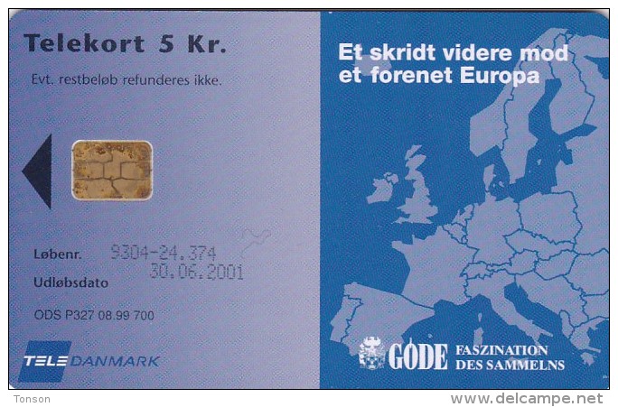Denmark, P 327, Ecu - Portugal, Statesman, Politician, Flag, Mint, Only 700 Issued, 2 Scans.  Please Read - Danemark