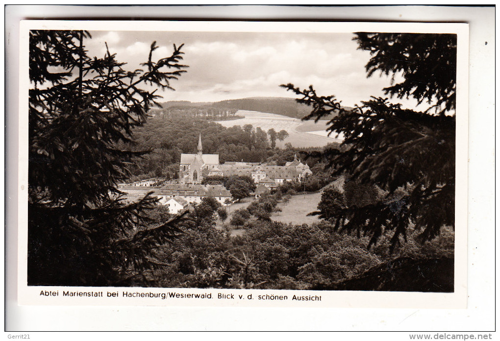 5238 HACHENBURG - MARIENSTATT, Abtei, 1951 - Hachenburg