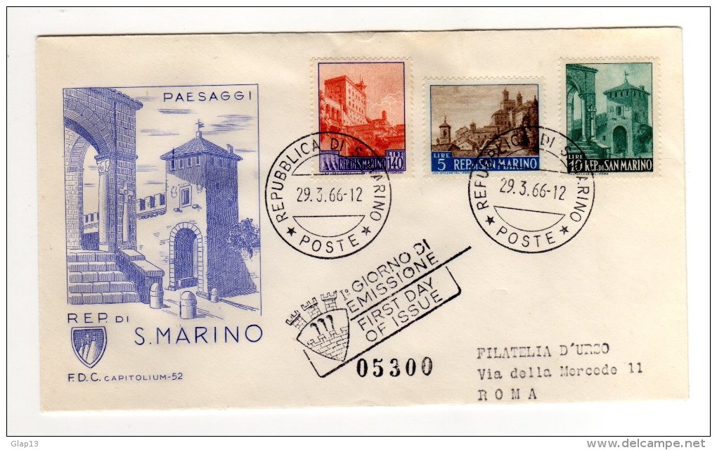 VILLES 29/03/1966 - FDC