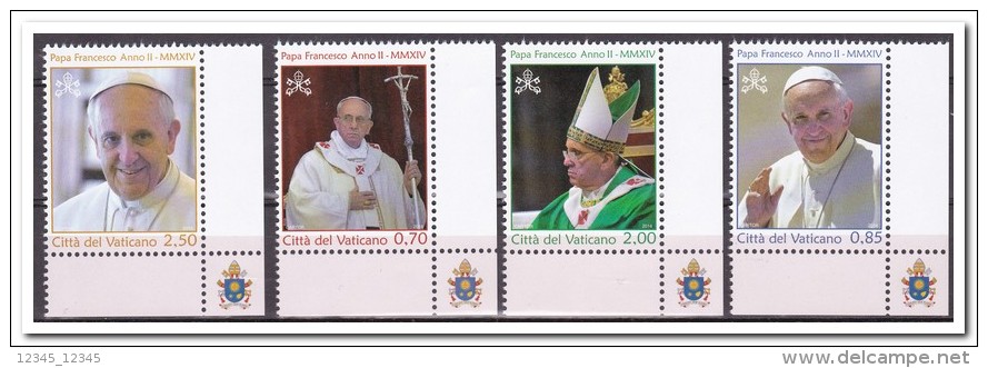 Vaticaan 2014, Postfris MNH, POPE FRANCIS - Nuovi