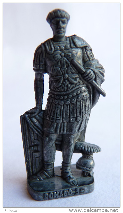 FIGURINE KINDER  METAL SOLDAT ROMAIN 100 à 300 Ap JC  3 RP LEGAT 80's Fer - KRIEGER RÖMER Légat (1) - Figurillas En Metal