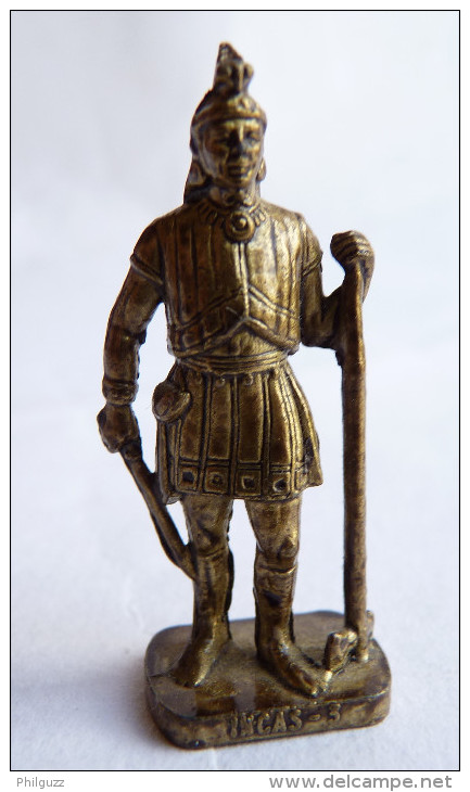 FIGURINE KINDER  METAL SOLDAT INCA  3 RP 80's Laiton - KRIEGER INCAS - Metal Figurines
