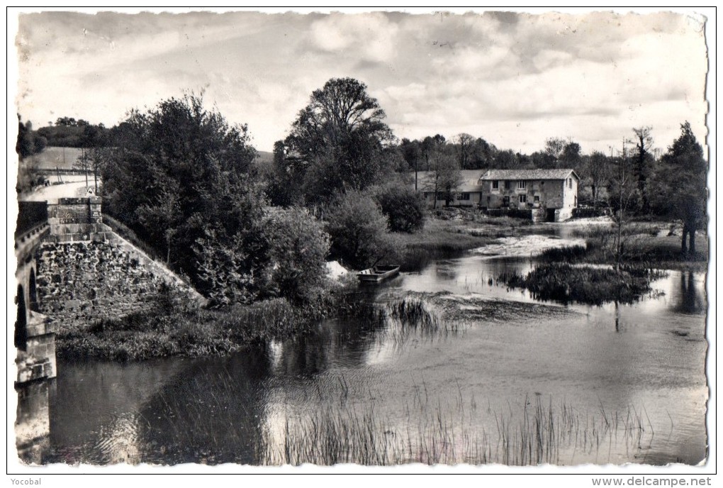 CP, 85, SAINT-MESMIN, Paysage Au Moulin De La Branle, Ecrite En 1971 - Autres & Non Classés