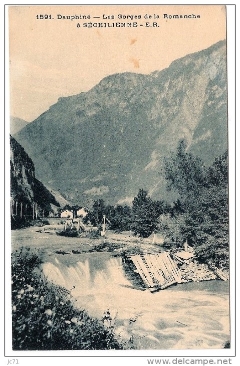 38 - Séchilienne - Les Gorges De La Romanche - Torrent - Barrage - - Autres & Non Classés