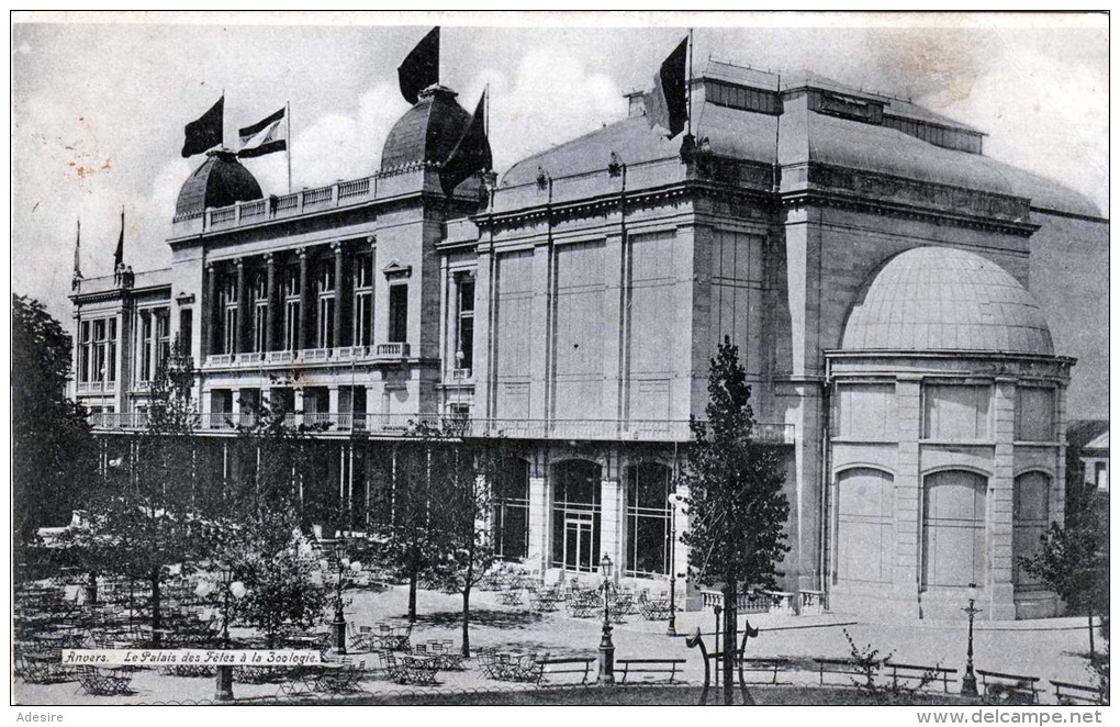 1901 ANVERS - Le Palais Des Fètes A La Zoologie - Autres & Non Classés