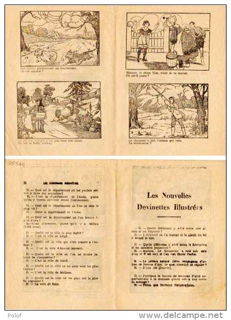 Les Nouvelles Devinettes Illustrées  - 2 Volets - Chasseur - Orgue De Barbarie (VP 775) - Altri & Non Classificati