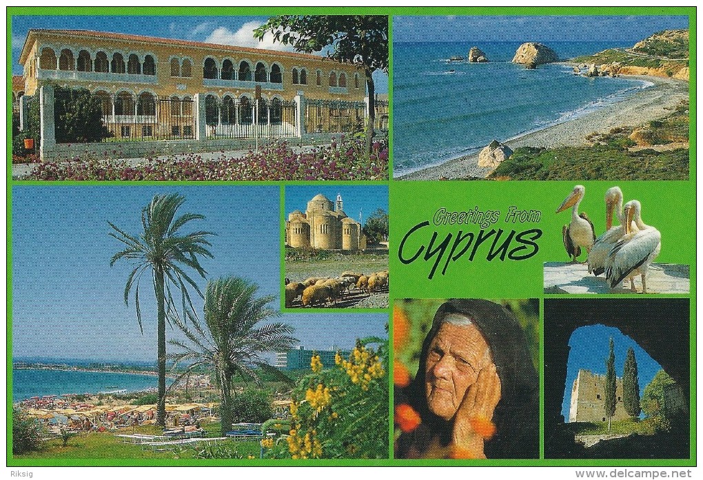 Cyprus Views.    Sent To Denmark.  # 03693 - Cyprus