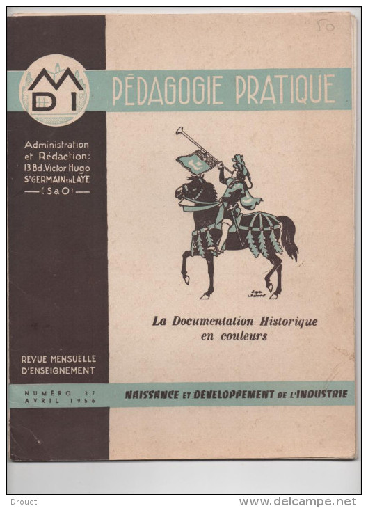 PEDAGOGIE - LIVRET DE 8 PLANCHES SUR LA NAISSANCE DE L´INDUSTRIE  DONT LA FOSSE D´ANZIN - Fichas Didácticas