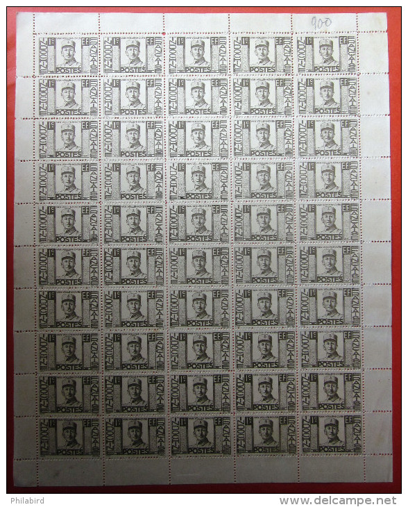 INDOCHINE               N° 249          Feuille De 50        NEUF** - Unused Stamps