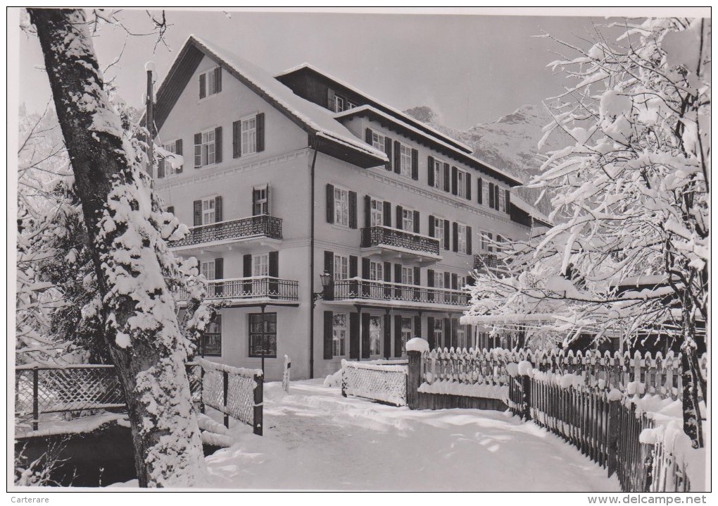 SUISSE,SCHWEIZ,SVIZZERA,S WITZERLAND,HELVETIA,SWISS ,OBWALD,ENGELBERG,HOTEL  MARGUERITE EN 1957,hiver,neige - Engelberg
