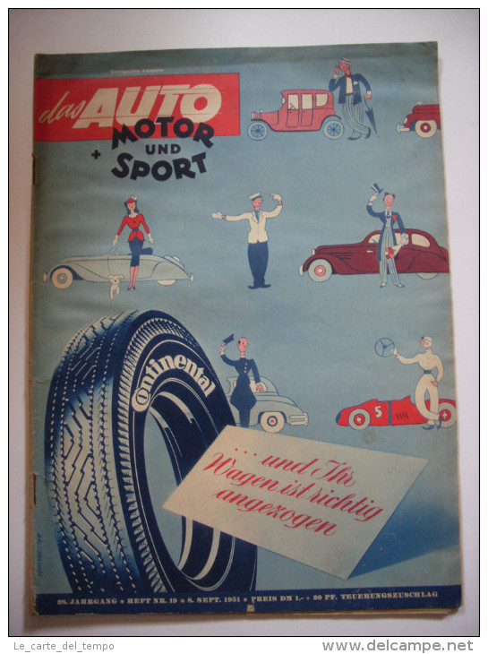 Auto Motor Sport 08. September 1951 - Automobili & Trasporti