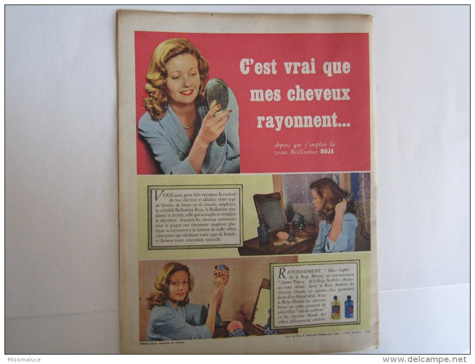 REVUE ELLE JUIN 1947 N°82 FEMME MODE SEXY MAILLOT DE BAIN - 1900 - 1949