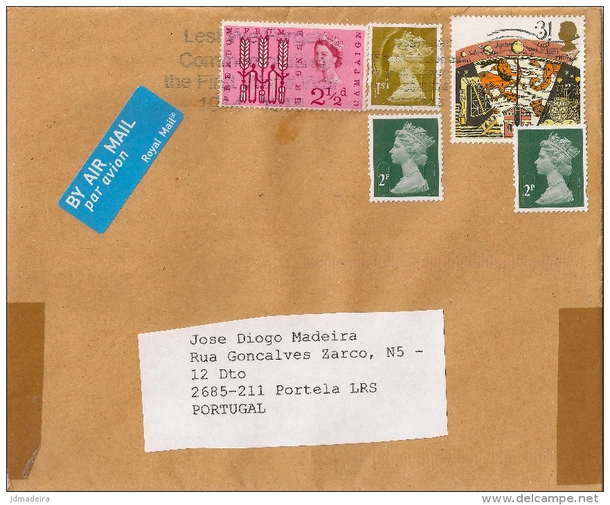 UK Cover To Portugal - Lettres & Documents