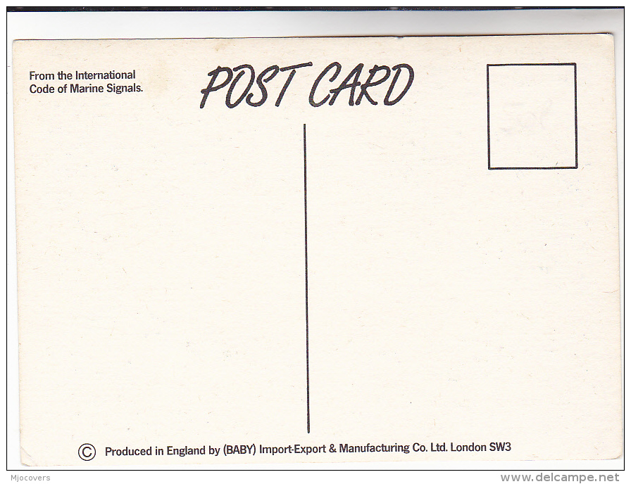 Old Postcard NAVY HUMOUR ´ I Request To Be Escorted Until Further Notice´ Produced In England - Humour