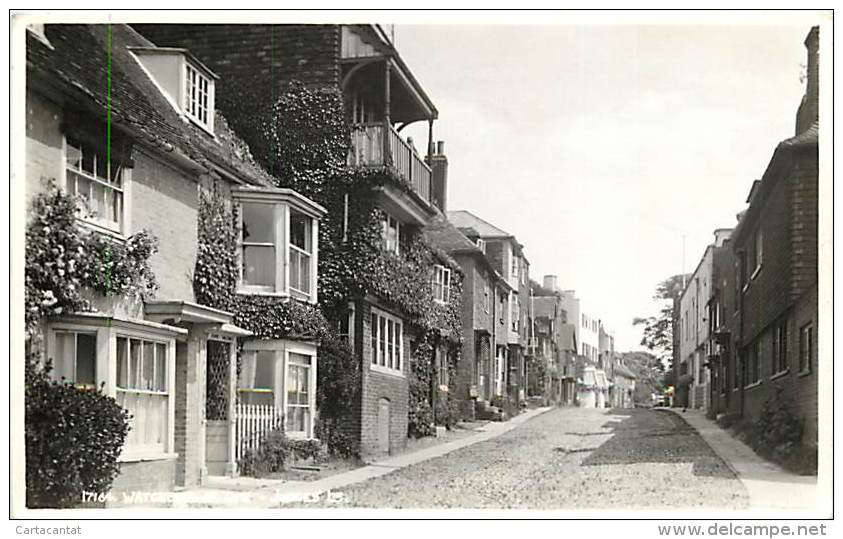 SUSSEX. RYE - WATCHBELL STREET. CARTOLINA DEL 1959 - Rye