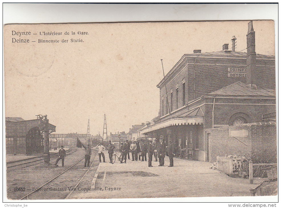 Deinze, Deynze, L'interieur De La Gare, Binnenste Der Statie (pk14044) - Deinze