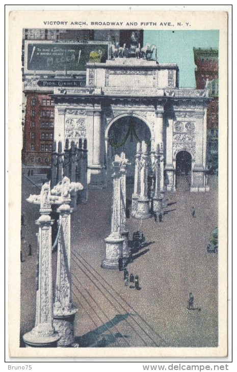 Victory Arch, Broadway And Fifth Ave., NY - Autres Monuments, édifices