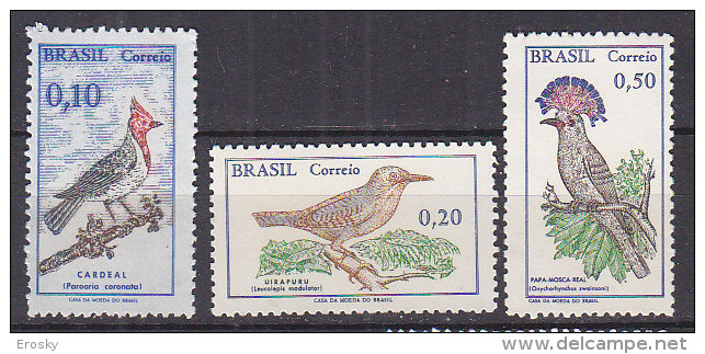 D1247 - BRAZIL Yv N°859A/61 (*) OISEAUX BIRDS - Ungebraucht