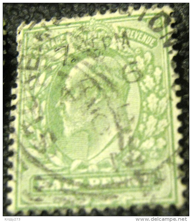 Great Britain 1902 King Edward VII 0.5d - Used - Usati