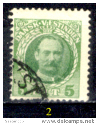 Antille-Danesi-F020 - 1907/08 - Y&T: N.36, 37, 40, (+/sg/o) - A Scelta. - Denmark (West Indies)