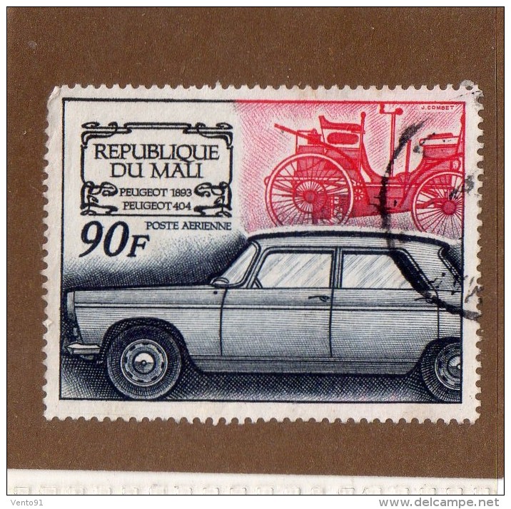 REP  DU  MALI  -- PEUGEOT  1893 ::::::: PEUGEOT  404.....1969.  --  **  90  F. **  --  POSTE 1969  --  BEG - Mali (1959-...)