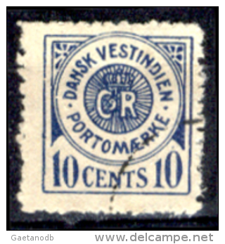 Antille-Danesi-F026 - 1902 - Y&T: Taxe N.4 - - Danimarca (Antille)