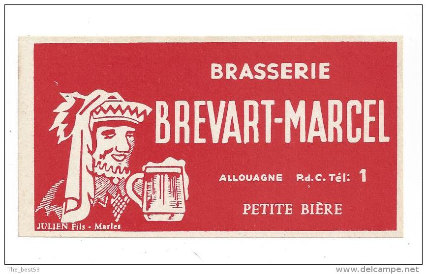 Etiquette De Petite  Bière  -   Brasserie Brévart Marcel  à  Allouagne  (62) - Bier