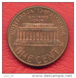 F4386 / - ONE CENT - 2001  - United States Etats-Unis USA - Coins Munzen Monnaies Monete - 1959-…: Lincoln, Memorial Reverse