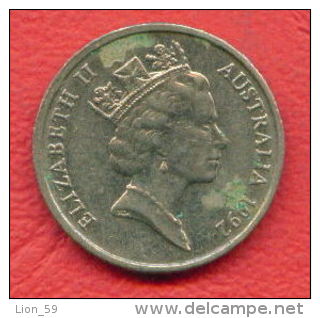 F4390 / - 5 CENTS - 1992 - Queen Elizabeth II - Australia Australie Australien - Coins Munzen Monnaies Monete - Victoria