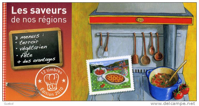 France Carnet N° BC  431 ** Autoadhésif - Saveurs De Nos Régions 1 - Commemoratives