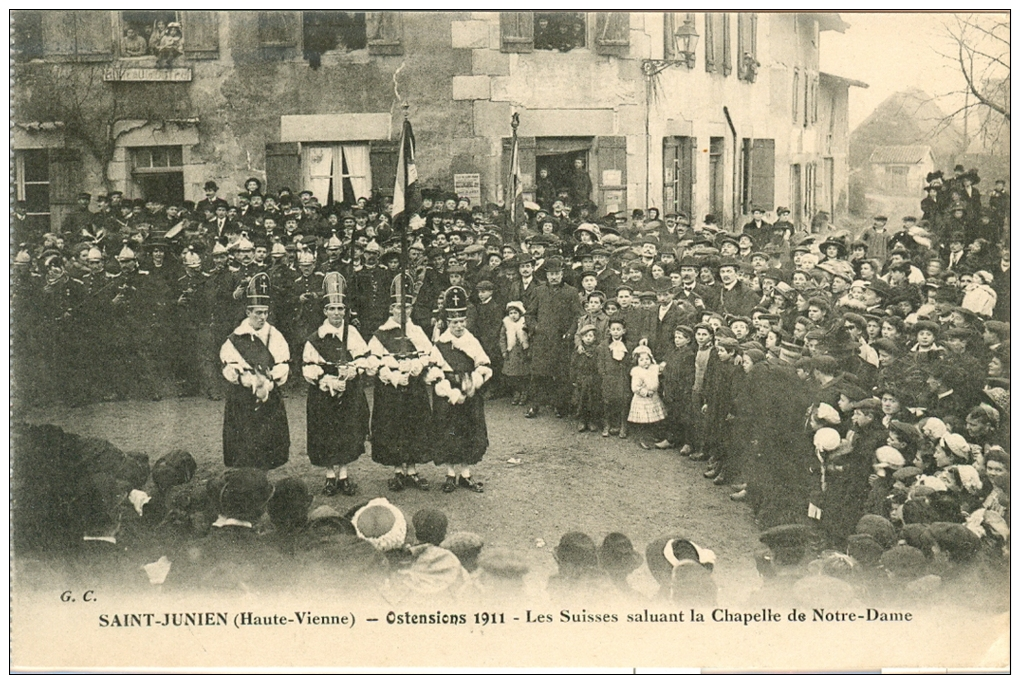 87 - Saint Junien - Ostensions 1911 (6 Cartes) - Saint Junien