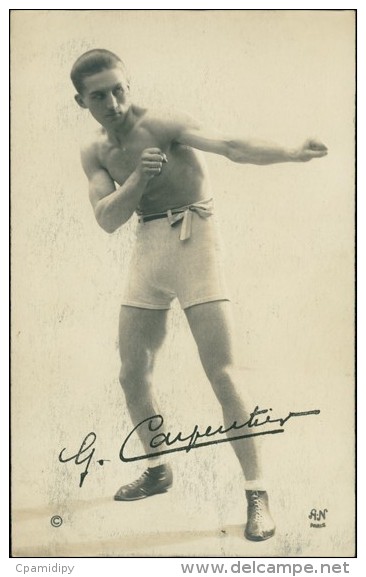 BOXE - CARPENTIER (vue De Pied Du Boxeur En Position) - Boxe